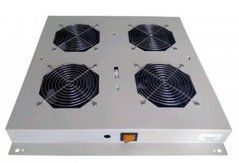Фото Блок вентиляторов 4 вентилятора, для напольных шкафов Hypernet DYN-FM-4F