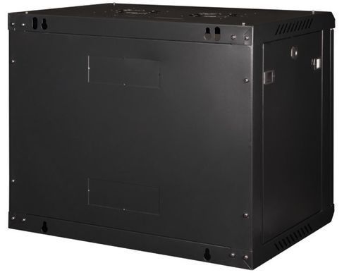 Фото Шкаф настенный 6U 600x450 телекоммуникационный разборной Hypernet PL-WMNC-6U-BLACK