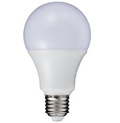 Фото Лампа светодиодная 12 Вт 4100К цоколь Е27 тип А60 алюминиевый радиатор AL-12W-E27-W