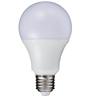 Фото Лампа світлодіодна 12 Вт 4100К цоколь Е27 тип А60 алюмінієвий радіатор AL-12W-E27-W