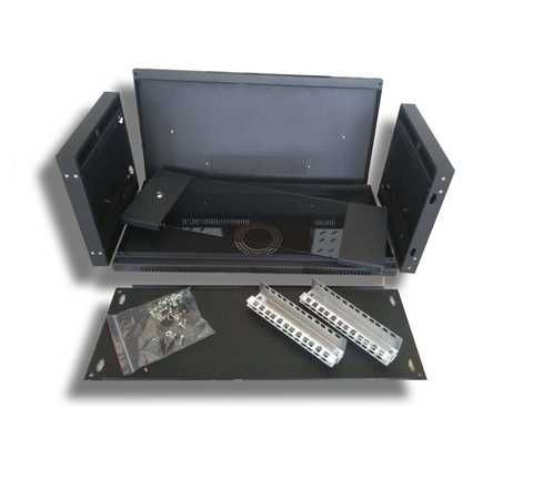 Шкаф коммутационный настенный 4U 600x300 разборной WMNC-30-4U-FLAT