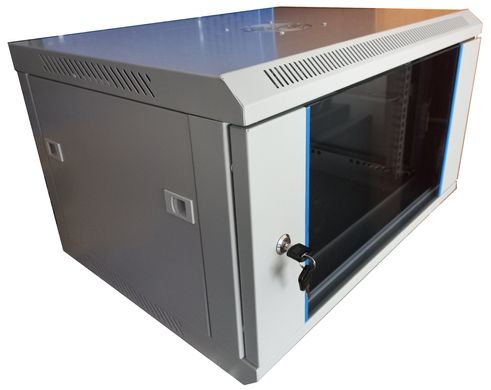 Фото Шкаф коммутационный настенный 15U 600x450 разборной WMNC-15U-FLAT-AC Hypernet